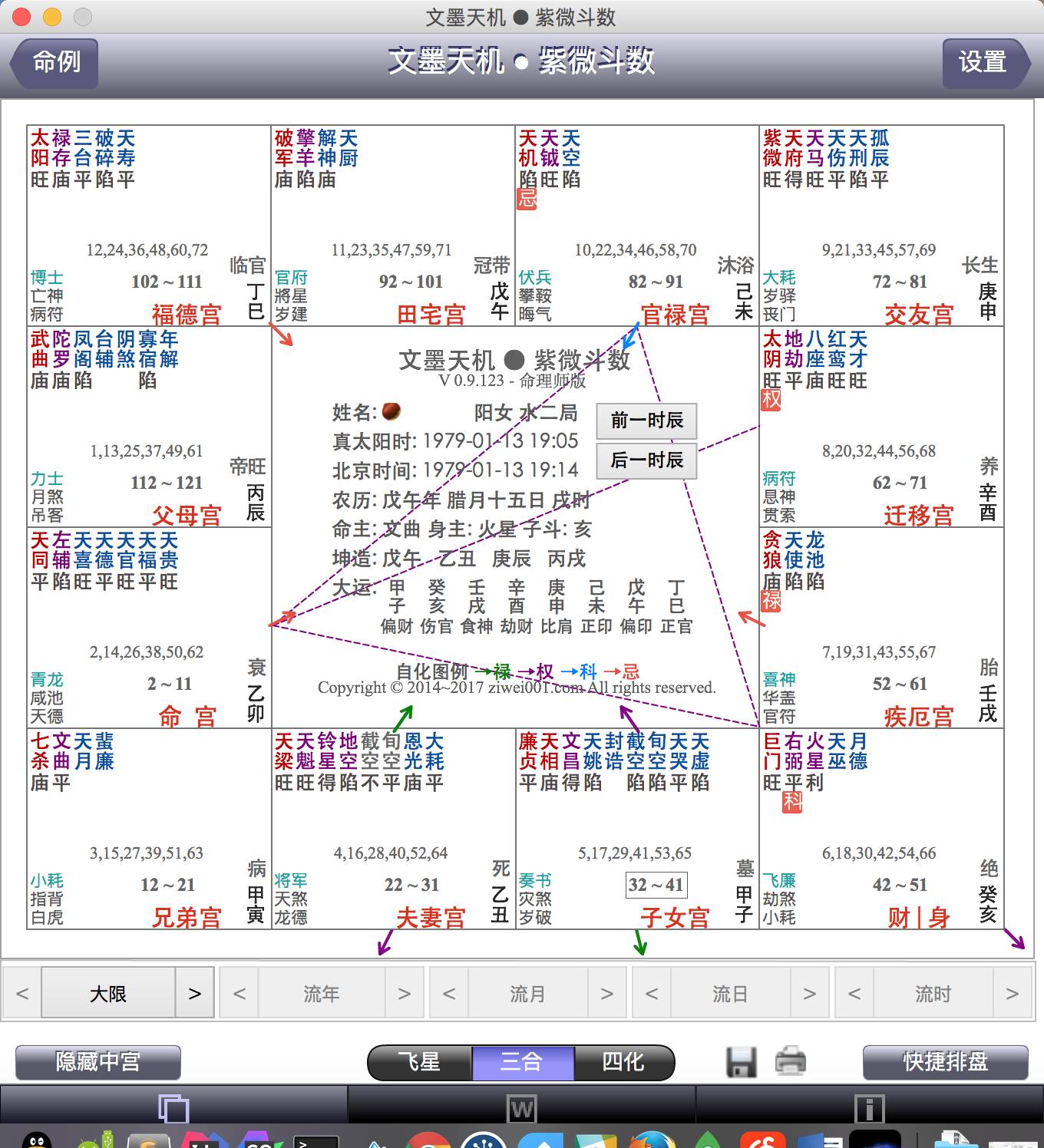 紫微斗数排盘软件带藏干_紫微排盘软件_八字排盘藏干