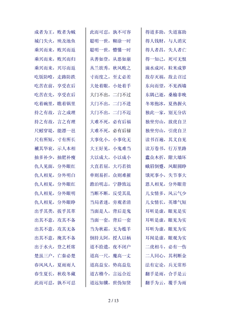 知识大全八字成语图片_知识集锦八字成语_八字成语八字谜语大全谜底