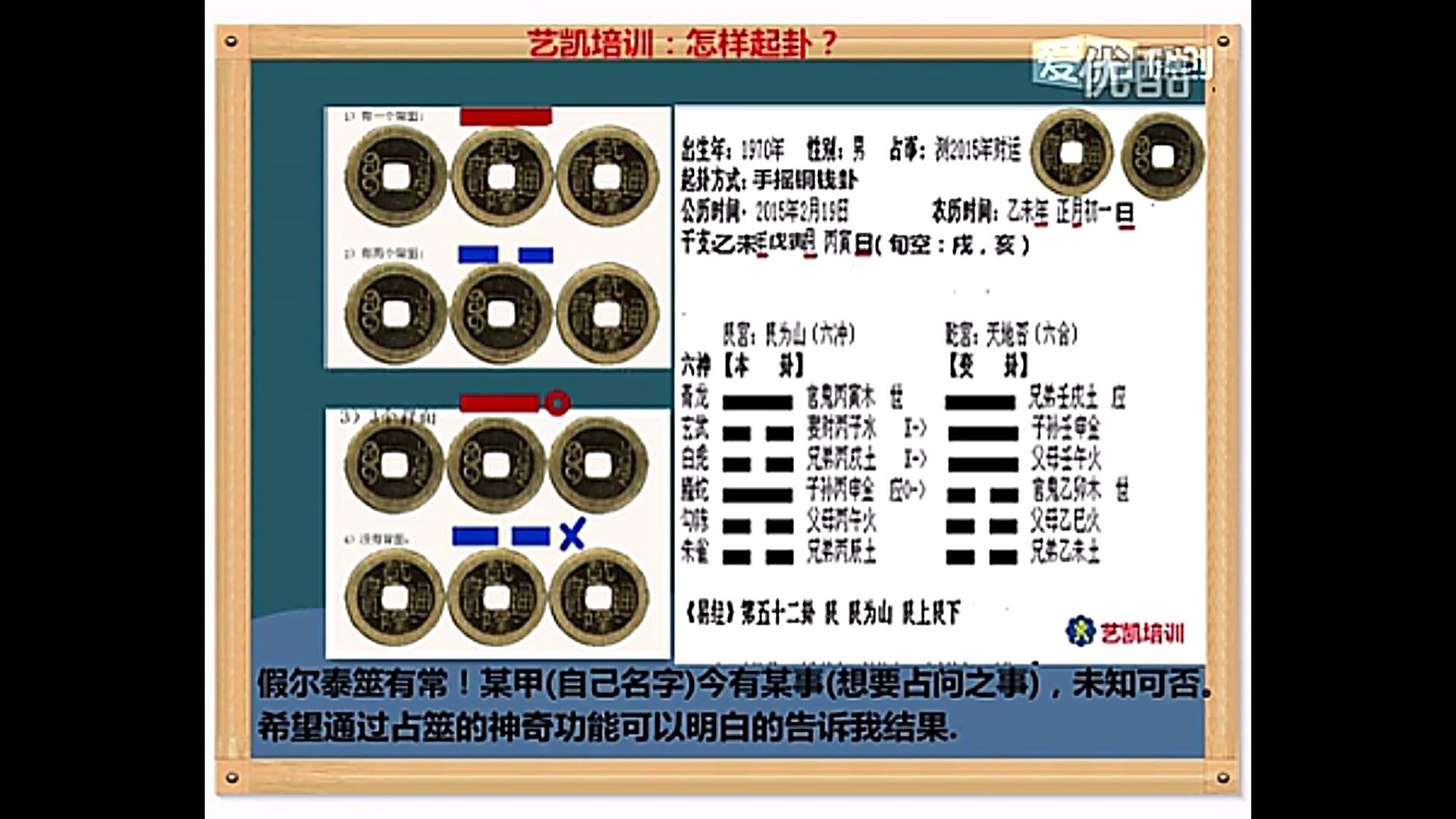 六爻预测求财六神白虎临财爻是什么意思_六爻的爻法视频_六爻测生意财爻持世