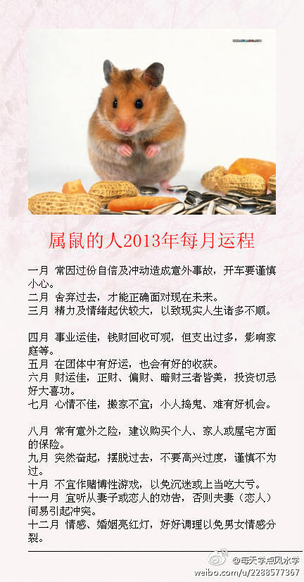 属牛人2018年运势运程每月运程_属猪人2018年运势运程每月运程_2018属鼠运势及运程