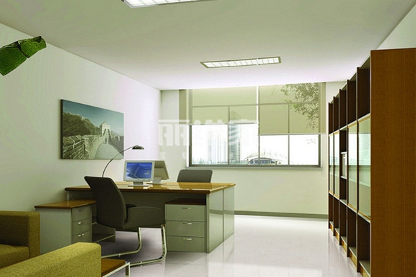 办公空间设计案例加办公布局介绍_总经理办公室的摆件_办公室风水摆件布局
