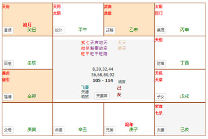 命宫身宫同宫 紫薇斗数_流年贪狼化禄入交友宫_2020紫薇斗数流年官禄宫