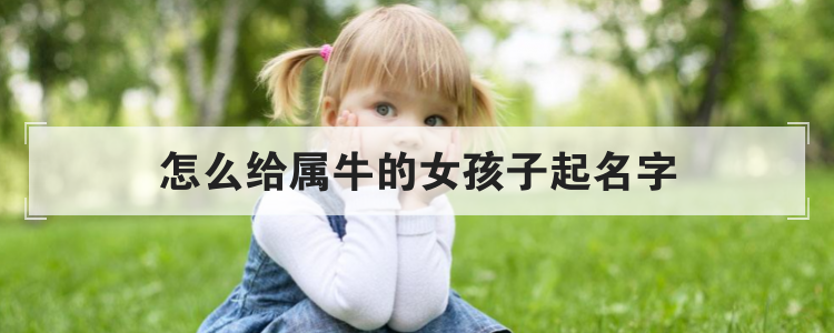 怎么给属牛的女孩子起名字