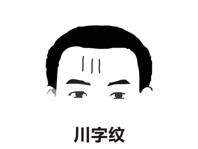 额头有川字纹的男人面相_额头纹面相一字纹_额头竖纹面相图解